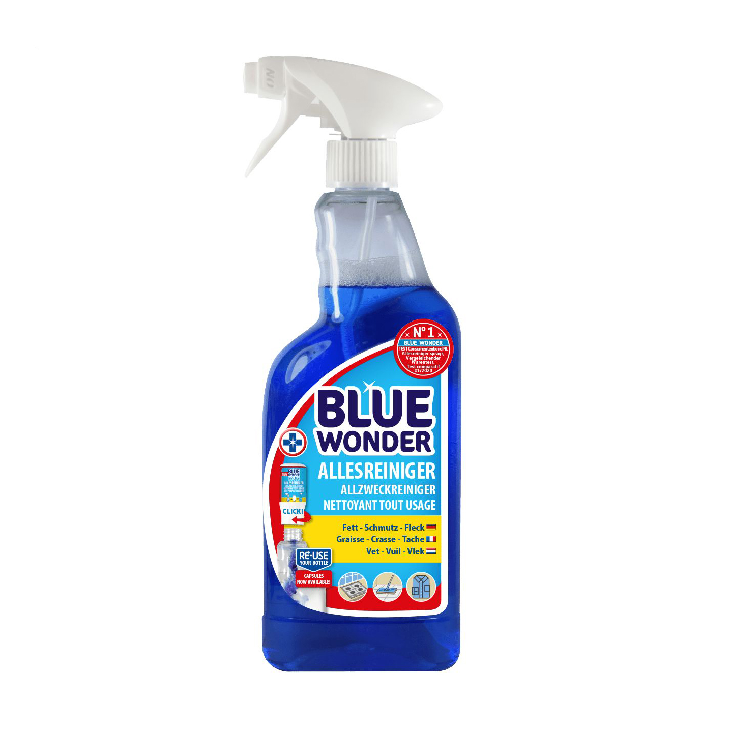 Універсальний спрей для чищення Blue Wonder All Purpose Cleaner, 750 мл